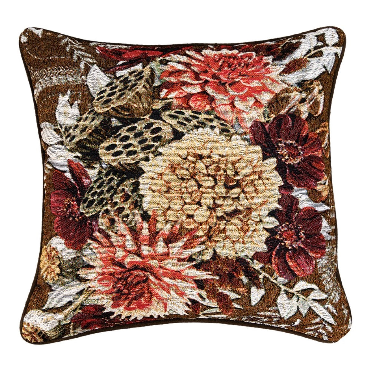 Fall Bouquet Tapestry Pillow By Manual Woodworkers & Weavers Fall Bouquet Tapestry Pillow By Manual Woodworkers & Weavers